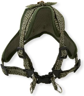 Show full view: Necoichi Ninja Rayon Dog Harness, Small, Green slide 3 of 7