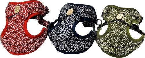 Show full view: Necoichi Ninja Rayon Dog Harness, Small, Navy slide 7 of 7
