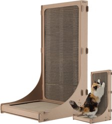 Necoichi No Glue Cardboard Cat Scratcher Wall, Natural, Regular slide 1 of 8