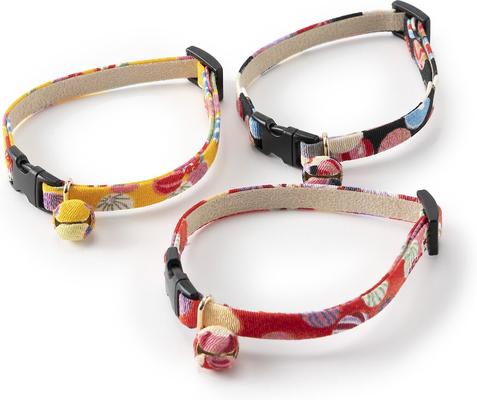 Show full view: Necoichi Origami Balloon Cotton Breakaway Cat Collar with Bell, Red, 8.2 to 13.7-in neck, 2/5-in wide slide 5 of 8