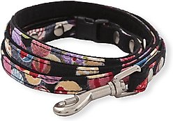 Necoichi Origami Polyester Standard Dog Leash, One size, Black