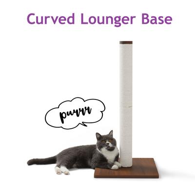 Show full view: Necoichi Premium Comfort 0.80-in Cat Scratching Post Replacement, Brown, Large slide 5 of 8