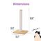 Show in main carousel: Necoichi Premium Comfort 0.80-in Cat Scratching Post Replacement, Brown, Regular slide 7 of 9