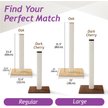 Show in main carousel: Necoichi Premium Comfort 23.6-in Cat Scratching Post, Dark Cherry/Brown, Large slide 6 of 8