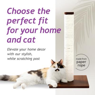 Show full view: Necoichi Premium Comfort 23.6-in Cat Scratching Post, Dark Cherry/Brown, Regular slide 2 of 8