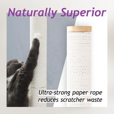 Show full view: Necoichi Premium Comfort 23.6-in Cat Scratching Post, Oak/Brown, Large slide 3 of 8