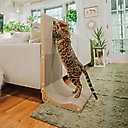 Necoichi Premium Comfort Cat Scratcher Wall, Oak/Brown, Large
