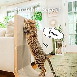 Necoichi Premium Comfort Cat Scratcher Wall, Oak/Brown, Large slide 2 of 6