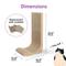 Show in main carousel: Necoichi Premium Comfort Cat Scratcher Wall, Oak/Brown, Regular slide 5 of 9