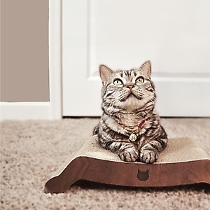 Necoichi Premium Comfort Reversible Cat Bed, Dark Cherry, Medium