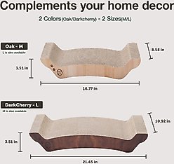 Necoichi Premium Comfort Reversible Cat Bed, Dark Cherry, Medium slide 2 of 6