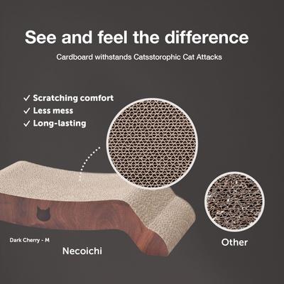 Show full view: Necoichi Premium Comfort Reversible Cat Bed, Dark Cherry, Medium slide 3 of 8