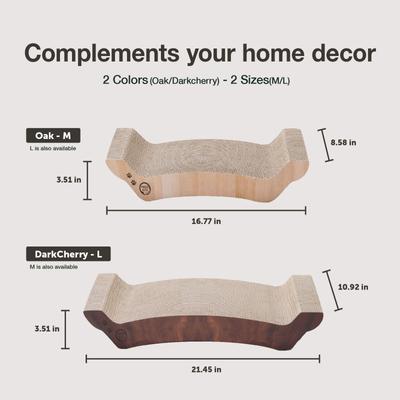 Show full view: Necoichi Premium Comfort Reversible Cat Bed, Oak, Large slide 5 of 8