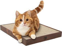 Necoichi Premium High-Density Cat Scratcher, Dark Cherry, Wide