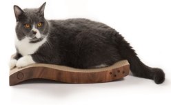 Necoichi Ripple Reversible Cat Scratcher, Dark Cherry Brown