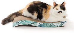 Necoichi Ripple Reversible Cat Scratcher, Go Green
