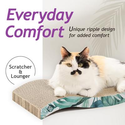 Show full view: Necoichi Ripple Reversible Cat Scratcher, Go Green slide 3 of 9