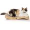 Show in main carousel: Necoichi Ripple Reversible Cat Scratcher, Oak Brown slide 1 of 8