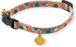 Necoichi Sunny Blossoms Cat Collar, Pink slide 2 of 9