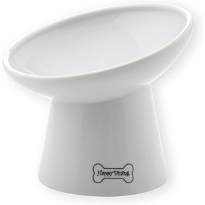 Necoichi Tilted Stress Free Raised Dog Food Bowl