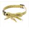 Show in main carousel: Necoichi Zen Gold Fish Charm Cotton Breakaway Cat Collar with Bell, Green, 8.2 to 13.7-in neck, 2/5-in wide slide 1 of 4