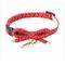 Show in main carousel: Necoichi Zen Gold Fish Charm Cotton Breakaway Cat Collar with Bell, Red, 8.2 to 13.7-in neck, 2/5-in wide slide 1 of 4