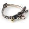 Show in main carousel: Necoichi ZEN Hariko Charm Cotton Breakaway Cat Collar with Bell, Black, 8.2 to 13.7-in neck, 2/5-in wide slide 4 of 8