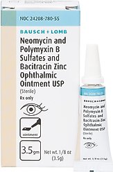 Neo-Poly-Bac (Generic) Ophthalmic Ointment for Dogs, Cats & Horses, 3.5-g