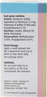 Show full view: Neo-Poly-Dex (Generic) Ophthalmic Ointment, 3.5-g slide 2 of 8