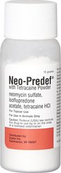 Neo-Predef with Tetracaine Topical Powder for Dogs, Cats & Horses, 15-gm