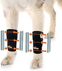 NeoAlly 3-in-1 Front Leg Dog Splint Braces, XX-Small/X-Small