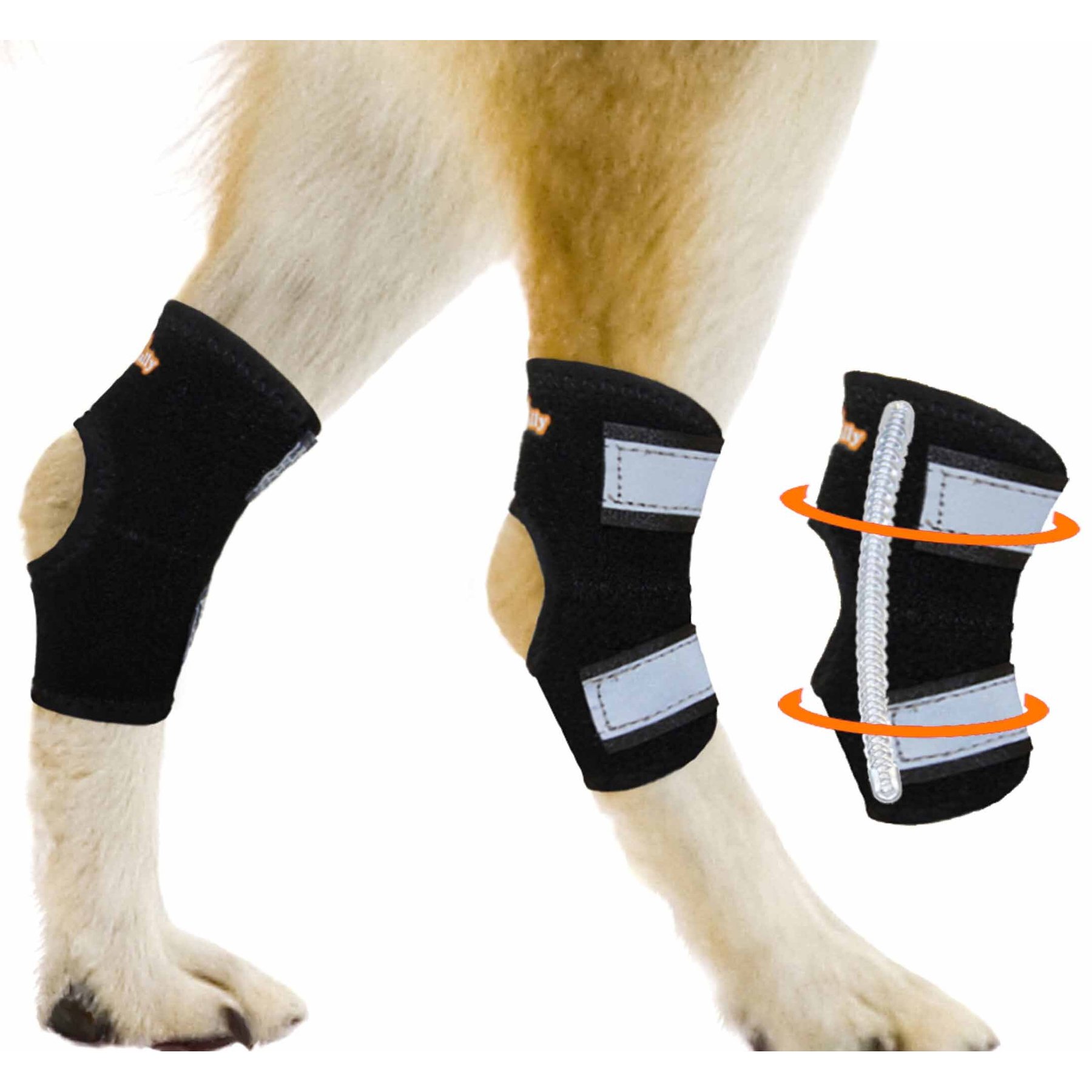 NeoAlly Back Hock Metal Spring Support Dog Brace, X-Small