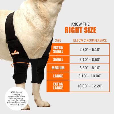 Show full view: NeoAlly Elbow Protector Dog & Cat Support Brace, Both Legs, X-Large slide 4 of 12