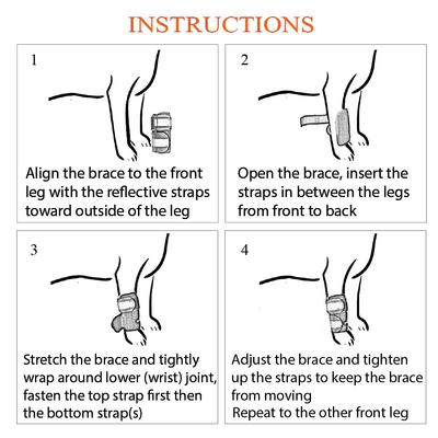 Show full view: NeoAlly Front Leg Dog Brace, S/M, 2 count slide 5 of 10