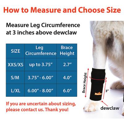 Show full view: NeoAlly Front Leg Dog Brace, XX-Small/X-Small, 2 count slide 4 of 10