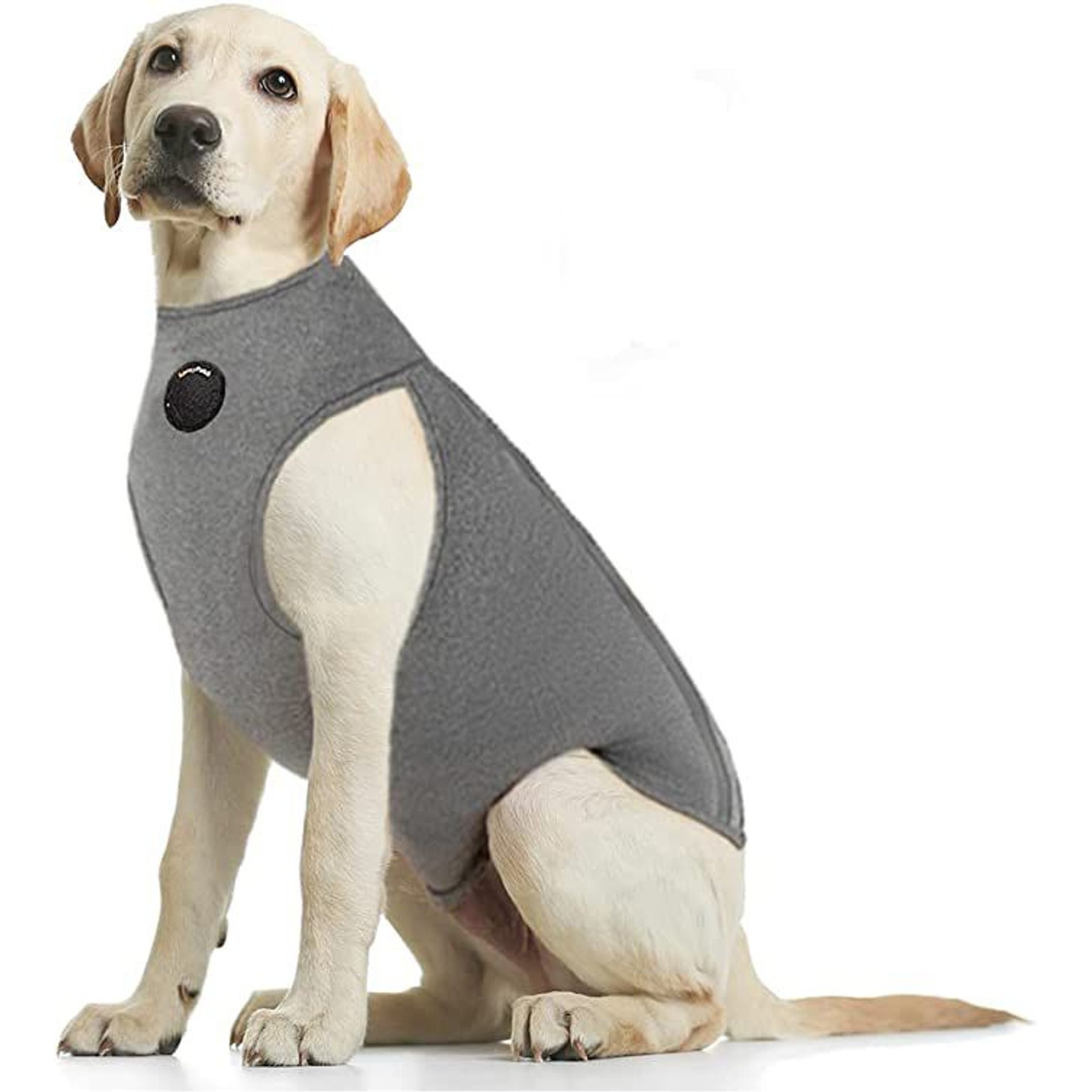 NeoAlly Multi-Function Surgical Recovery Suit 3 Level Compression Anxiety Relief Dog Calming Vest, Medium