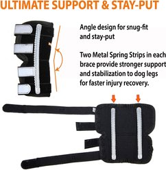 NeoAlly Rear Leg Metal Spring Support Dog Brace, 2 count, Large slide 2 of 7