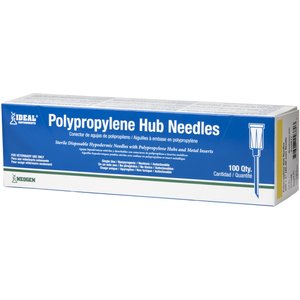 Neogen Hypodermic 20 Gauge Needles, 1 Inch, 100 count