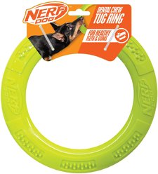 Nerf Dog Dental Chew Tug Ring Dog Toy
