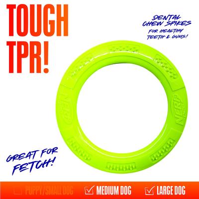 Show full view: Nerf Dog Dental Chew Tug Ring Dog Toy slide 3 of 5