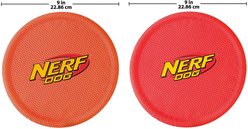 Nerf Dog Flyer Dog Toy, Orange/Red, 2 count slide 2 of 2