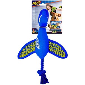 Nerf Dog Force Grip Launching Duck Dog Toy, 16.5-in