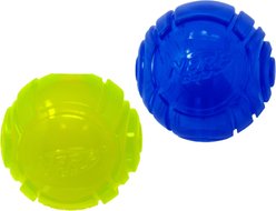 Nerf Dog Mega Tuff ULTRA Translucent TPR Sonic Ball Dog Toy, 2.5-in, 2 count slide 2 of 2