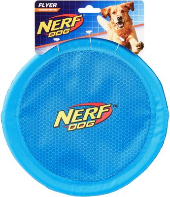 Show full view: Nerf Dog Nylon Flyer Dog Toy, Medium, Blue slide 3 of 7