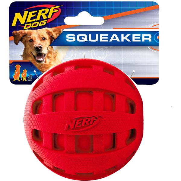 Nerf Dog Squeaker Checker Ball