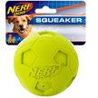 Show in main carousel: Nerf Dog Squeaker Soccer Ball Dog Toy, Green slide 1 of 3