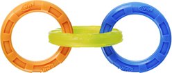 Nerf Dog Tuff Tug 3 Ring Dog Toy, Large
