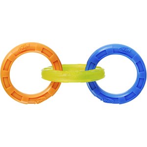 Nerf Dog Tuff Tug 3 Ring Dog Toy, Large