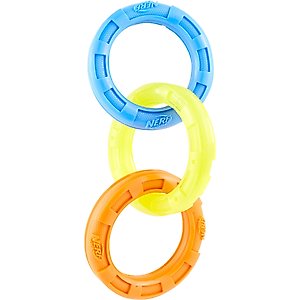Nerf Dog Tuff Tug 3 Ring Dog Toy