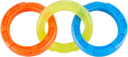 Show full view: Nerf Dog Tuff Tug 3 Ring Dog Toy slide 5 of 9